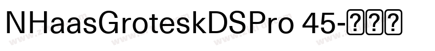 NHaasGroteskDSPro 45字体转换